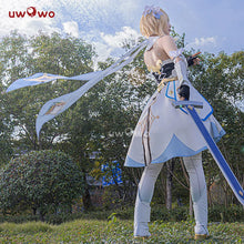 Load image into Gallery viewer, LAST BATCH UWOWO Traveler Lumine Cosplay Costume Game Genshin Impact Female Lumine Dress Full Set Oufits with Shinning Lights
