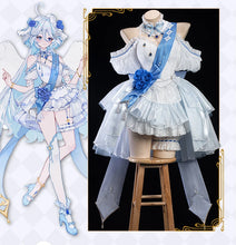 Load image into Gallery viewer, LAST BATCH UWOWO Genshin Impact Cosplay Fanart Furina Focalors White Angel Lolita Dress Cosplay Costume Halloween Cos
