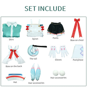 Genshin Impact Sigewinne Cosplay Costume Adult Carnival Uniform Wig Anime Halloween Party Costumes Masquerade Women Game