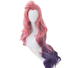 Load image into Gallery viewer, UWOWO Game LOL League of Legends Singerr Seraphine Cosplay Wig Pink Long Hair
