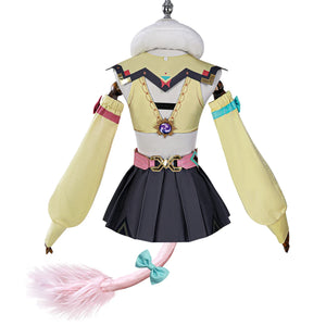 IN STOCK Genshin Impact Varesa Cosplay Costume Full Set with Wig, Shoes & Dress - Halloween, Comic Con, Carnival Party for Women
