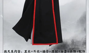 Grandmaster Of Demonic Cultivation Wei Wuxian Yi Ling Jiang Cheng Jiang Yan Li Lan Wangji Cospaly Costume Han Fu Halloween