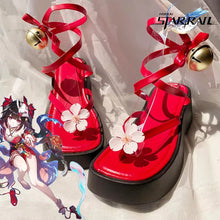 Load image into Gallery viewer, Game Honkai:Star Rail Sparkle Cosplay Shoes Adult Women PU Leather Flat Shoe Costume Accessory Halloween Party Foot Boots Props
