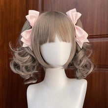 Load image into Gallery viewer, Kawaii Handmade Bow Hairclip Anime Lolita Hairpin Cosplay Headdress JK Uniform Hair Accessory Xmas Gifts

