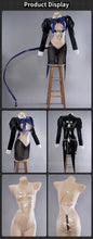 Load image into Gallery viewer, LAST BATCH UWOWO Cheshiree Cosplay Game Azur Lanee Cheshire Party Dress Suit Cosplay Costume Sexy Black Suit Halloween Costume
