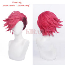 Load image into Gallery viewer, Vi Acrane Cosplay Costume Game Arcane Vi Red Wig Leather Jacket Halloween Carnival Outfits Vi Shoes Boots
