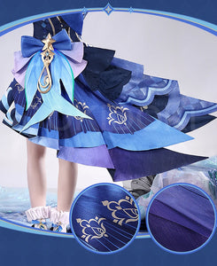 IN STOCK Furina Splash Art Focalors Cosplay Costume Game Genshin Impact【S-2XL】DokiDoki-SR Halloween Focalors Cosplay Hat