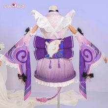 Load image into Gallery viewer, UWOWO Yumemizuki Mizuki Cosplay Collab Series: Game Genshin Impact Yumemizuki Mizuki Cosplay Costume With Fan
