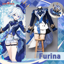 Load image into Gallery viewer, LAST BATCH UWOWO Furina Cosplay Costume GAME Genshin Impact Furina Focalors Hydro Archon Fontaine Rococo Furina Cospaly Outfit
