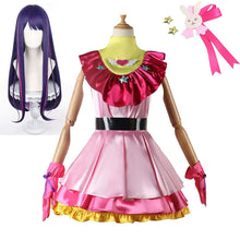 Load image into Gallery viewer, OSHI NO KO Anime Ai Hoshino Cosplay Costume Wig Lolita Dress Stage Skirt Rose Cute for Girl Halloween Party Suit
