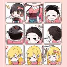 Load image into Gallery viewer, Miku Rabbit Hole Cosplay Wig Black Patent Leather Bunny Girl Sexy Cute Halloween Cosplay Costumes Headdresses Clothes Bows G # 1
