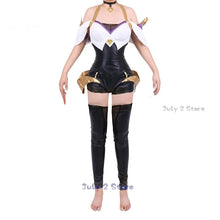 Load image into Gallery viewer, Game LOL Spirit Blossom Ahri Cosplay KDA Tight Costume Sexy Girls Anime Dress Jumpsuits Party Halloween Suits Wig Ears Fullset
