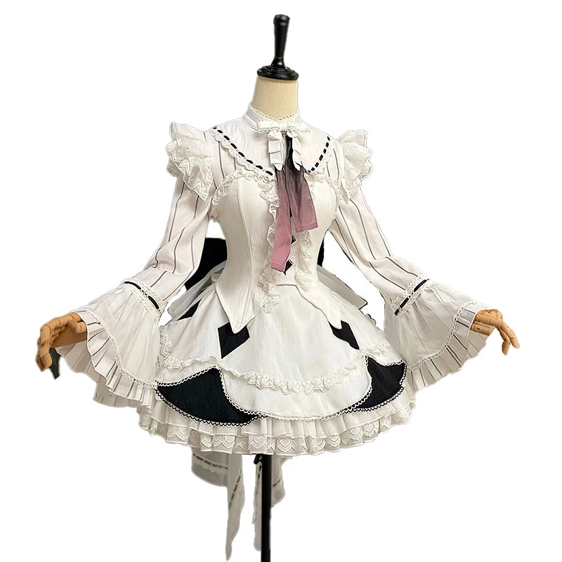 UWOWO Enaa Cosplay Collab Series: Project Sekaii Shinonomee Enaa mizuu5 Cosplay Costume Maid Dress Halloween Costumes