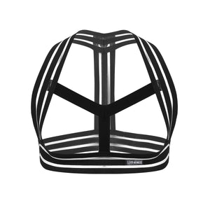 CLEVER-MENMODE Arnes Hombre Mens Bondage Harness Shoulder Body Chest Straps Lingerie Muscle Elastic Harness Halter Neck Straps