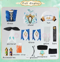 Load image into Gallery viewer, Genshin Impact Sucrose Cosplay Costume Adult Carnival Uniform  Anime Halloween Party Costumes Masquerade Women Game

