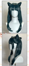 Load image into Gallery viewer, UWOWO Maomao Wig Anime The Apothecaryy Diaries Maomao Frog Green Hanfu Style Hunt Cosplay Wig Long Dark Green Wig New suit
