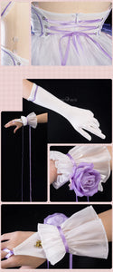 IN STOCK UWOWO Elysia Cosplay Game Honkai Impact 3: Elysia Fanart 'Luminous Sands' Dress Cosplay Cos With Bow Halloween Costume