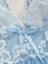 Load image into Gallery viewer, Women&#39;s Women Sexy Lingerie Set Erotic Bra Nightdress Sexy Lace Sleepwear Solid Slim Soft Dresses V NeckSleepwear &amp; Dresses
