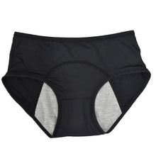 Load image into Gallery viewer, 1pc Women's Leak Proof Menstrual Panties – Mid Waist Ice Silk Plus Size Waterproof Period Underwear Sexy Physiological Briefs
