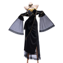 Load image into Gallery viewer, IN STOCK UWOWO CC Cosplay Game Codee Geasss: C.C. CC Black Gown Cosplay Costume Party Dress Halloween Costume
