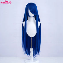 Load image into Gallery viewer, High Quality Anime 100Cm Long Staight Cosplay Wig Black White Red Pink Brown Gold Blue Blonde Purple Heat Resistant Hair Wigs
