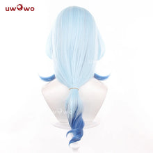 Load image into Gallery viewer, UWOWO Shorekeeper Wig Game Wuthering Waves WuWa Shorekeeper WuWa Cosplay Wig Long Hair Blue Hair Halloween Wig
