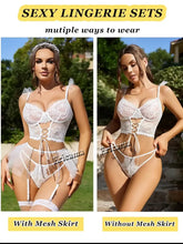 Load image into Gallery viewer, Multi-style Sexy Lingerie Set For Women Erotic Bra set Sexy Panties Garter Push Up Underwear For Women&#39;s Flower Underwear Set
