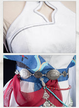 Load image into Gallery viewer, IN STOCK UWOWO Shenhe Cosplay Game Genshin Impact Fanart Shenhe &#39;Ink Feather Elegance&#39; Cosplay Costume Chinese Halloween Costume
