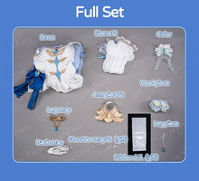 Load image into Gallery viewer, LAST BATCH UWOWO Genshin Impact Exclusive Fanart Focalors Gown Dress Cosplay Costume
