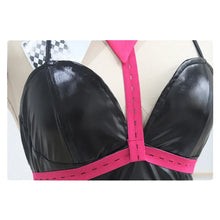 Load image into Gallery viewer, Miku Rabbit Hole Cosplay Wig Black Patent Leather Bunny Girl Sexy Cute Halloween Cosplay Costumes Headdresses Clothes Bows G # 1
