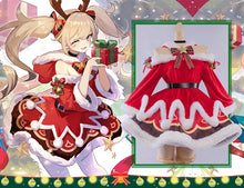 Load image into Gallery viewer, LAST BATCH UWOWO Barbara Cosplay Genshin Impact Fanart Cosplay Game Halloween Christmas New Year Women Outfits
