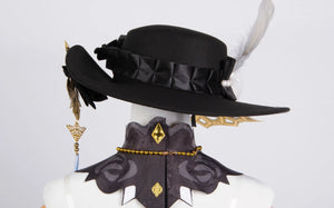 Genshin Impact Navia Cosplay Costume  Full Set With Hat Cosplay for Women Dress Uniform Halloween Outfit Uniform Navia Cosplay