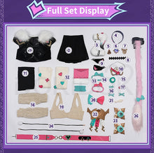 Load image into Gallery viewer, Varesa Cosplay Costume Game Genshin Impact DokiDoki-R Natlan Women Cute Animal Cosplay Varesa Halloween Tail Horns
