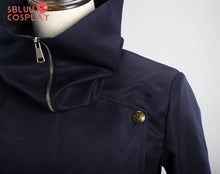 Load image into Gallery viewer, SBluuCosplay Anime JJK Toge Inumaki Cosplay Costume Coat Pants Dark Blue Detachable High Collar Halloween Christmas
