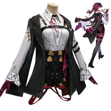 Load image into Gallery viewer, Honkai Star Rail Cosplay Costume Honkai Kafka Cosplay Costume Helloween Party Suit with Wig Kafka Outfit Uniform
