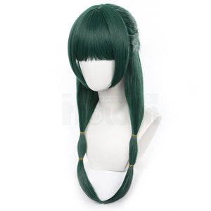HOLOUN The Apothecary Anime Maomao Cosplay Costume Wig Elastic Skirt Green Top Rose Net Synthetic Fiber Cos Convention Gift