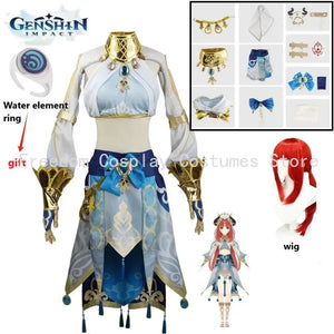 Genshin Nilou Niirou Cosplay Costume Full Set Wig Women Dancer Dress Carnival party Uniform Anime Halloween Costumes Outfits