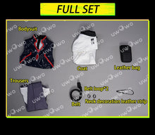 Load image into Gallery viewer, IN STOCK UWOWO Lucy Cosplay Costume Lucy Outfit Cosplay Anime Lucy Bodysuit with Coat Full Set Halloween Costumes Full Set
