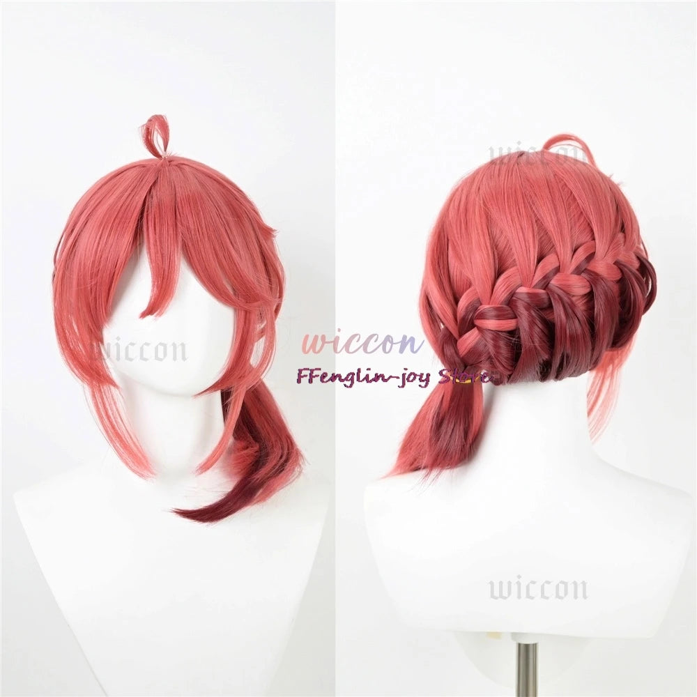 Ciaccona Cosplay Costume Wig Dress 3D Headwear Wuthering Waves Halloween Party for Women Girls Carnival Game Role Play Props