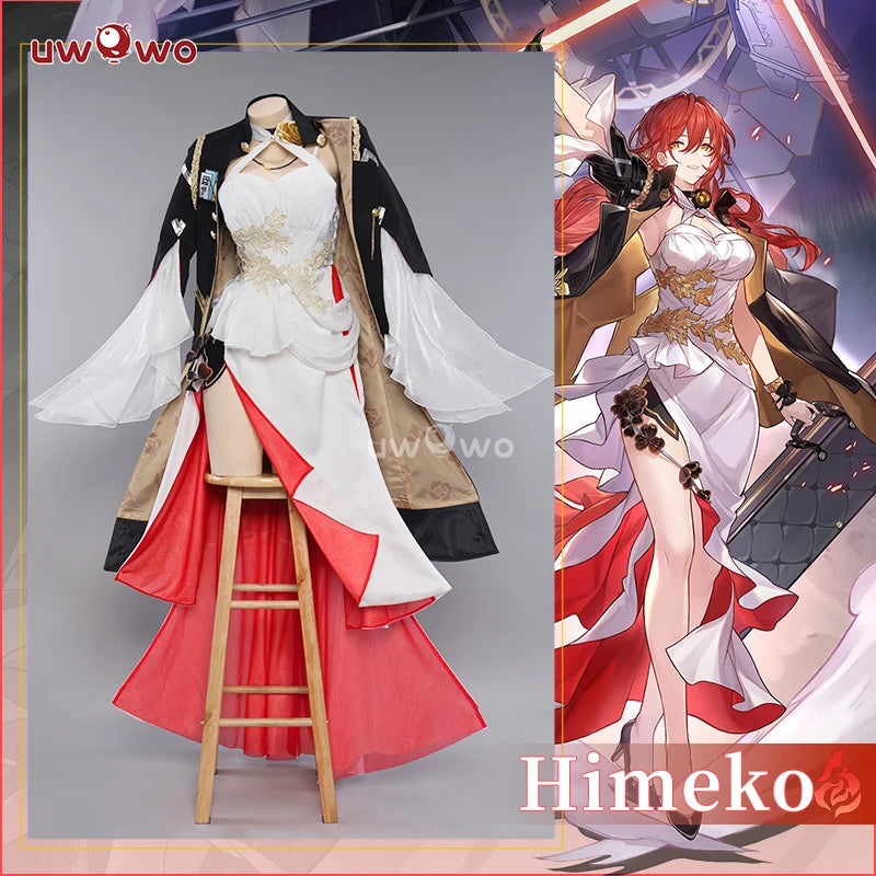 IN STOCK UWOWO Himeko Cosplay Honkai Star Rail Cosplay Himeko Costume スターレイル Cosplay Outfit Halloween Costumes Women Dress