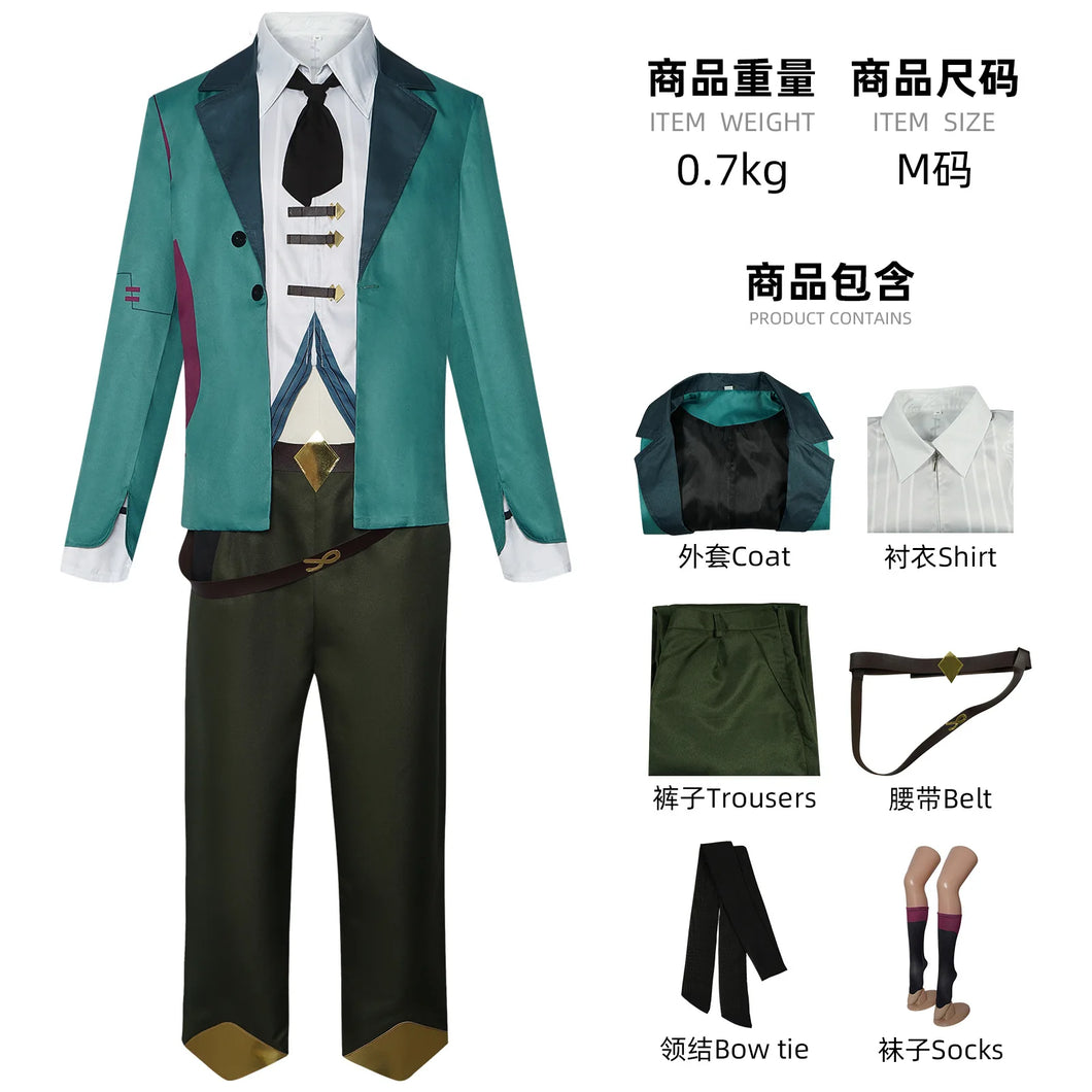 UWOWO Jinx Cosplay Collab Series: Game LOL Arcane S2 Powder Jinx Cosplay Costume AU Party Dance Dress Halloween costume