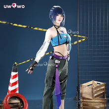 Load image into Gallery viewer, UWOWO Collab Series: DVA Cosplay Game Overwatchh 2 x LEe SSERAFIMm Fearlesss DVA Cosplay Costume XS-XXL Halloween Costume
