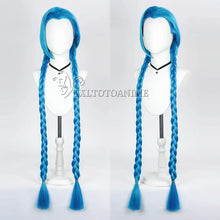 Load image into Gallery viewer, in stock Asian size LOL Jinx Cosplay Costume Anime LOL Arcane Jinx Cosplay outfit  Halloween Suit Costume jinx  wigs shoes

