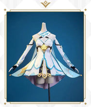 Load image into Gallery viewer, Genshin Impact Game Lumine Cosplay Costumes Halloween Carnival Party Clothes for Women Girls Cute Dress Suit Wig Full Sets

