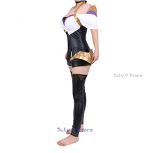 Load image into Gallery viewer, Game LOL Spirit Blossom Ahri Cosplay KDA Tight Costume Sexy Girls Anime Dress Jumpsuits Party Halloween Suits Wig Ears Fullset

