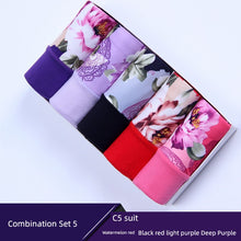 Load image into Gallery viewer, 5Pack Women&#39;s Sexy Underwear -Lace Band Cotton Thong Panties
