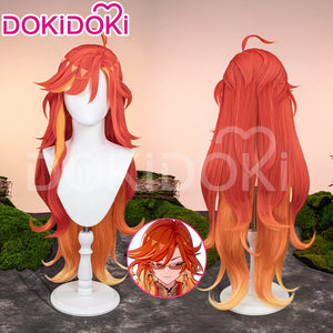 IN STOCK Mavuika Cosplay Costume Game Genshin Impact【S-2XL】 DokiDoki-SR Halloween Natlan Pyro Archon Cosplay Wig Plus Size