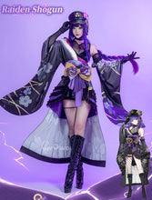 Load image into Gallery viewer, LAST BATCH UWOWO Genshin Impact Fanart Raiden Shogun Taisho Kimono Cosplay Costume
