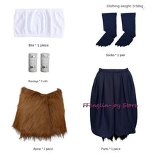 Load image into Gallery viewer, Anime Hashibira Inosuke Cosplay Costume Inosuke Uniform Wig Pig Mask Halloween Outfit For Women Sexual Conversion Servant Girls
