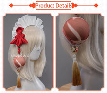 Load image into Gallery viewer, IN STOCK UWOWO Yoimiya Cosplay Maid Costume S-3XL Genshin Impact Fanart Cosplay Yoimiya Cosplay Yoimiya Maid Dress Halloween Cos
